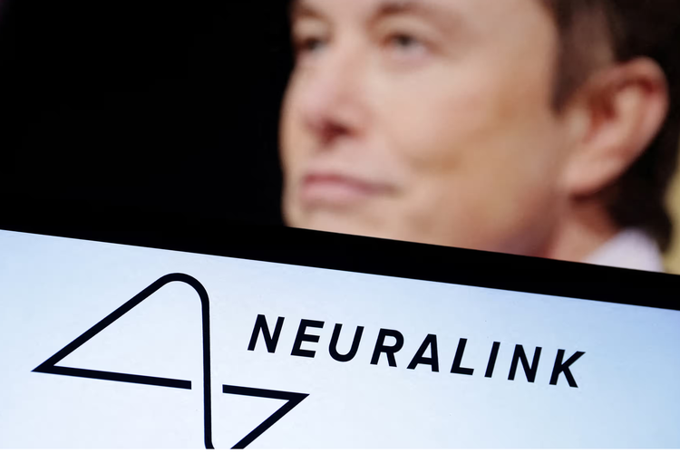 Ilustrasi Neuralink, perusahaan Elon Musk.