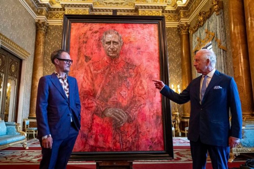 Lukisan Raja Charles III yang  menuai kontroversial